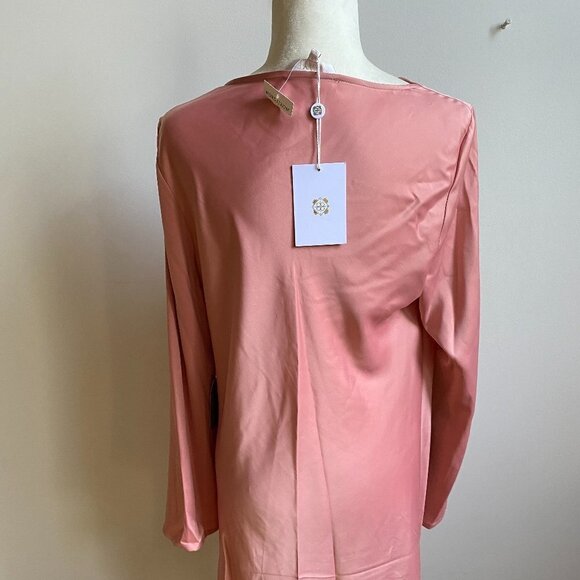 WAYF BNWT "Lexie" Cowl Neck Pink Dress Sz Small - Picture 6 of 9